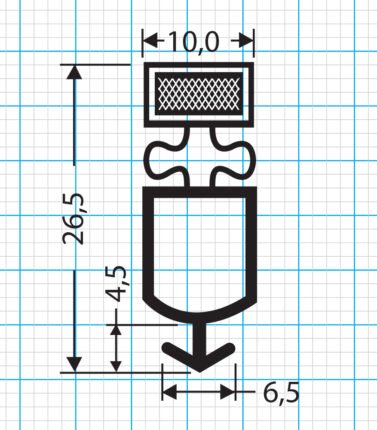 Steckdichtung Profil 772-S