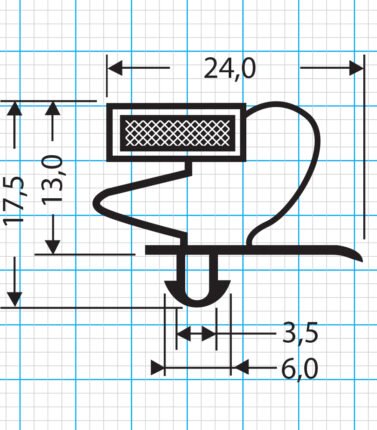 Steckdichtung Profil 546-S