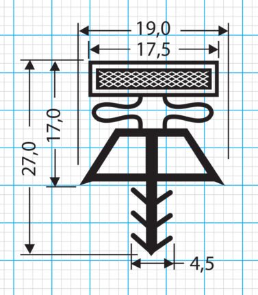 Steckdichtung Profil 581-S